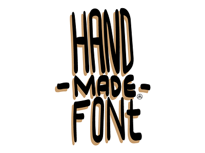 Hand Made Font font graphic design hand hand made font illustration j.tito gouveia lettering