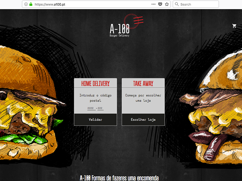 A100 Website Illustrations a100 acém a-100 sketch illustration burger hamburger food fast food j.tito gouveia