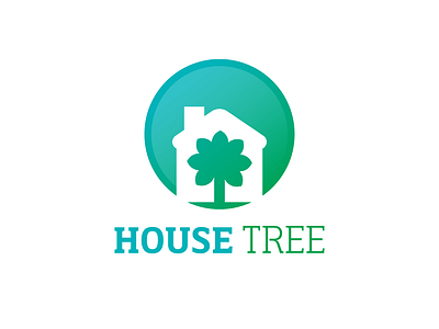 House Tree brand branding design flat design graphic design house illustration house logo icon illustration j.tito gouveia jtitogouveia logo tree logo treehouse type vector