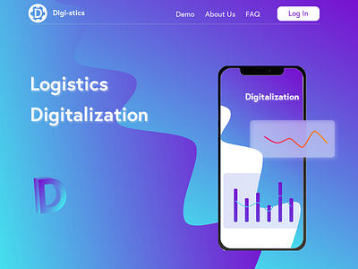 Logistics Digitalization Solution Design logistics ui website