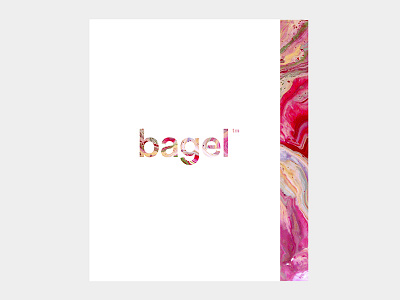 bagel™ - visual identity art direction bagel branding design food logo photo