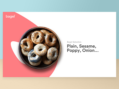 bagel™ - visual identity colours food identity simplicity ui web