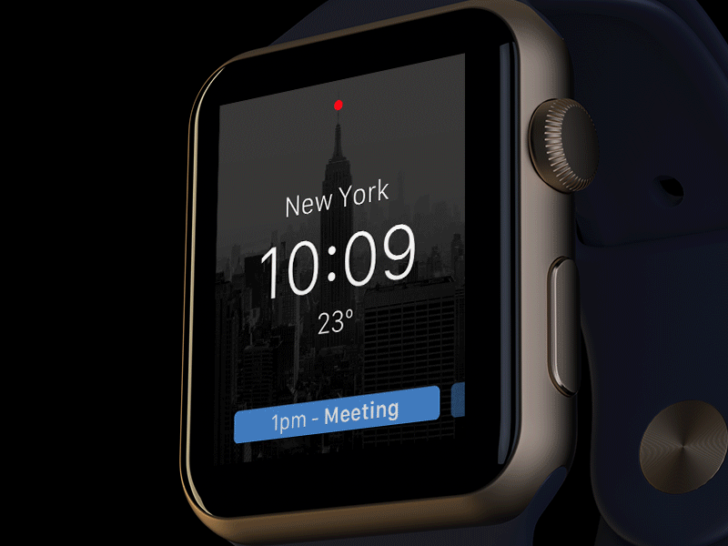 Apple watch UI apple watch design notification transitions ui ux