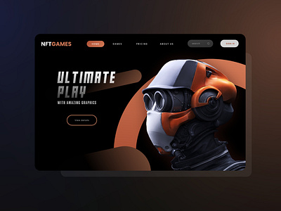 Gaming Website Landing Page