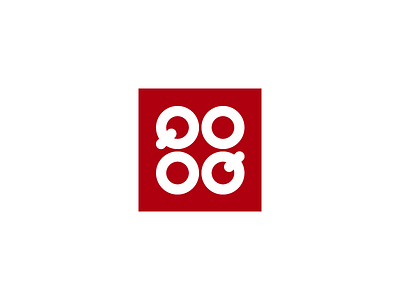 QOOQ ambigram brand cook cookbook cooking identity logo pans reverse square stove