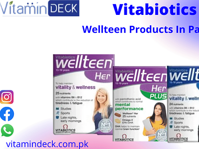 Vitabiotics wellteen him plus