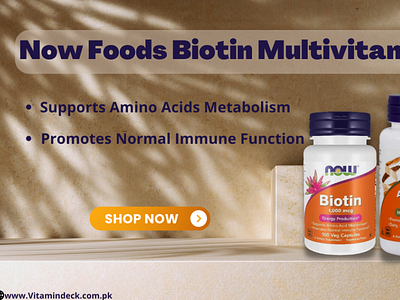 Now Biotin Multivitamin In Pakistan