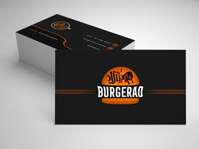 Burgerad branding graphic design logo