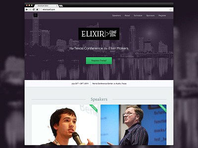Elixirconf 2014 austin conference elixir language programming texas website