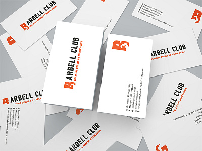 Business card for Barbellclub