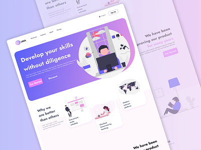 Skill Develop Landing Page