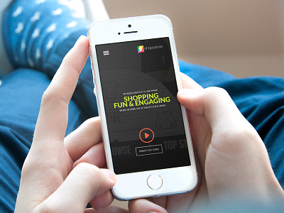 Mobile Landing Page - Shopsense