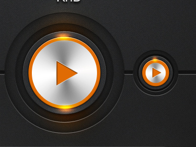 Music Player App Concept buttons iphone 5 mobile music player photoshop ui