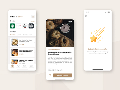 My Reward - Rewards & Membership App reward ui ux