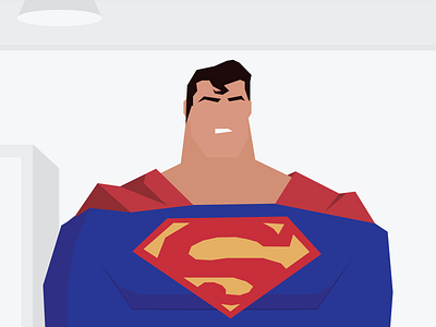 Superman 90s cartoon cartoon cartoon network dc dc comic fan art hero illustration kids superhero superman