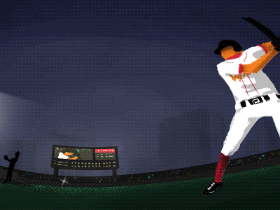 Homerun animation baseball explosion frame by frame gif homerun photoshop silentiger