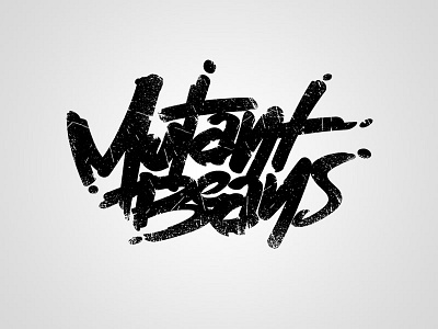 Mutant Beans baja band beans california ensenada freehand funk logo mutant silentiger