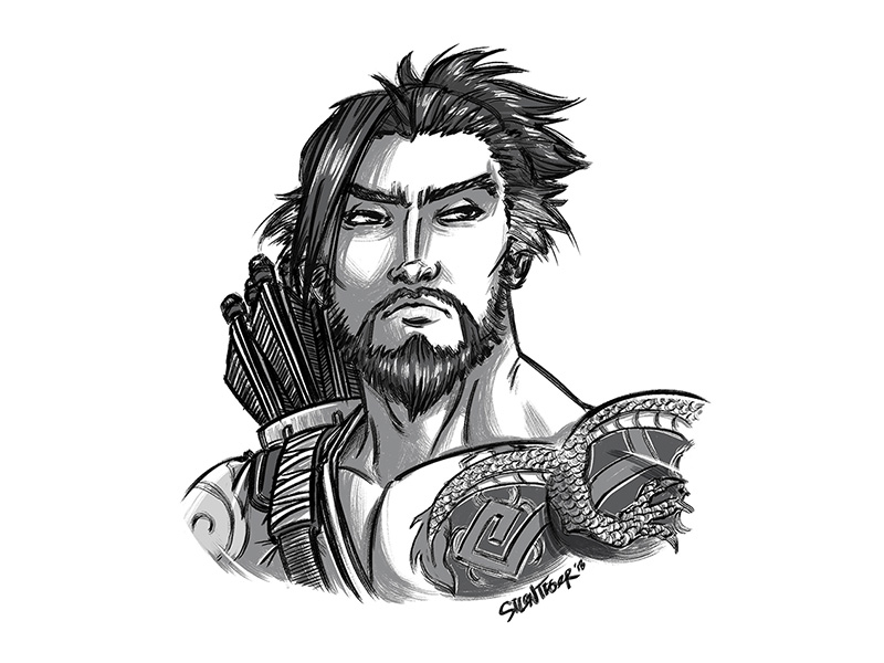 Hanzo To Draw And  Colaboratory