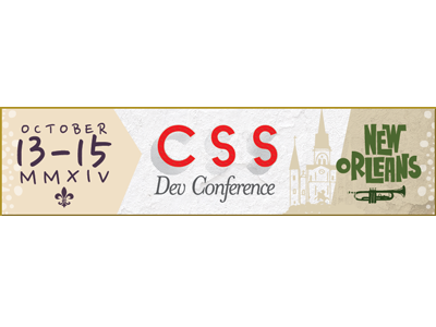 CSS Dev Conf 2014 Banner Ad ad banner