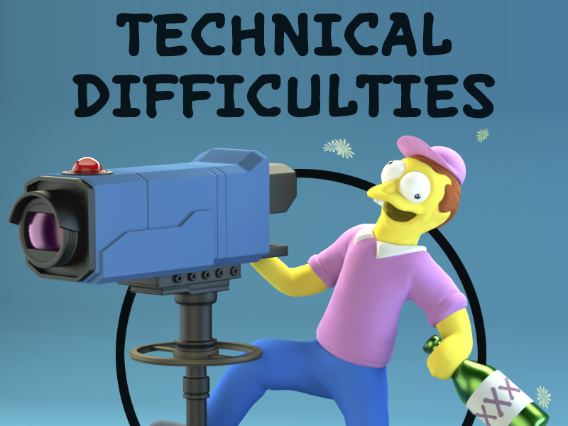 Technical Difficulties Please Stand By by Christopher Schmitt on Dribbble