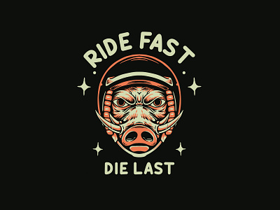 Rider badge graphic design logo retro tshirtdesign vintage