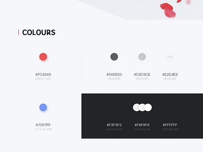 Colours colours elements guide library pattern style ui