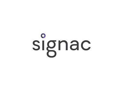 Signac Logo finance logo wordmark