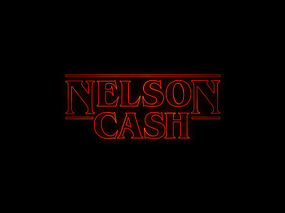 Nelson Strange logo nelson cash stranger things