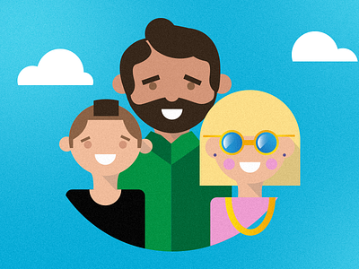Google Consumer Surveys Illustration characters color family friendly google illustration material