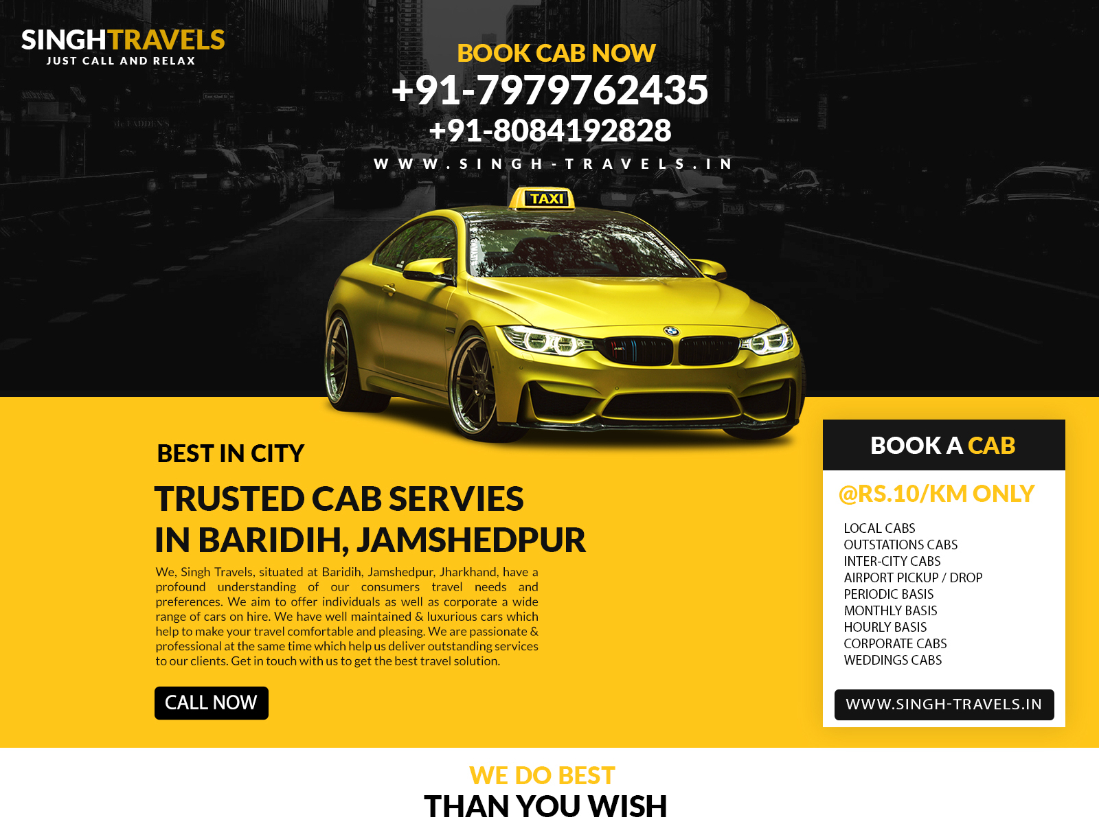 Leaflet Deisign for Cab Service by PRATIK SINGH on Dribbble