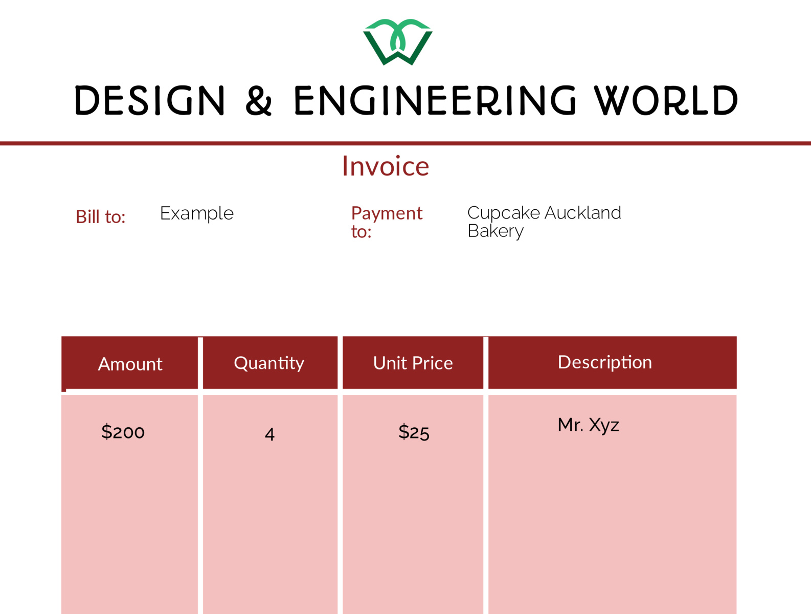 Sample Design Of A Tax Invoice By PRATIK SINGH On Dribbble