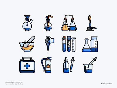 Laboratory Icon Set