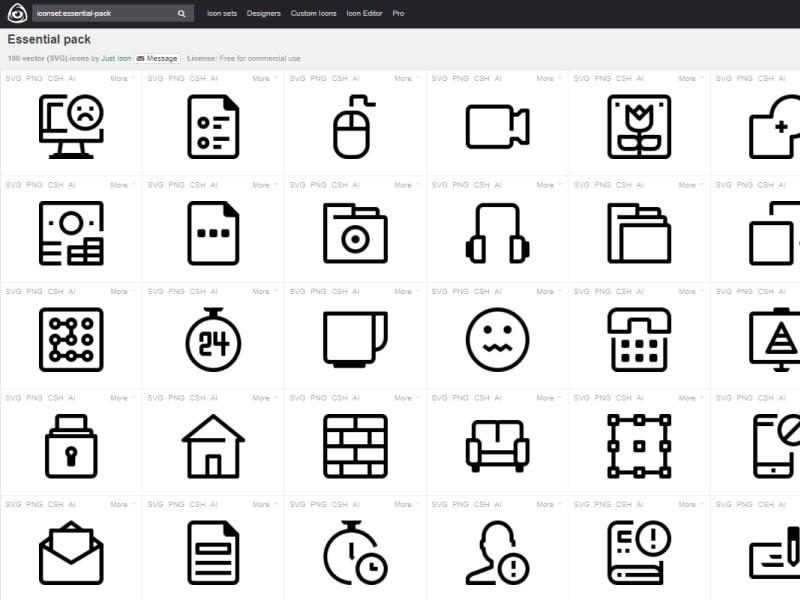free icons for commercial use without attribution