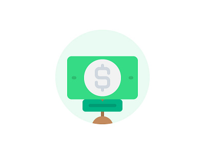 Investment color line icon illustration outline symbol ui vector website