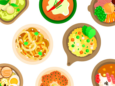 International Food color line download flat food free icon illustration outline symbol vector website
