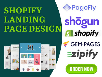 shopify landing page