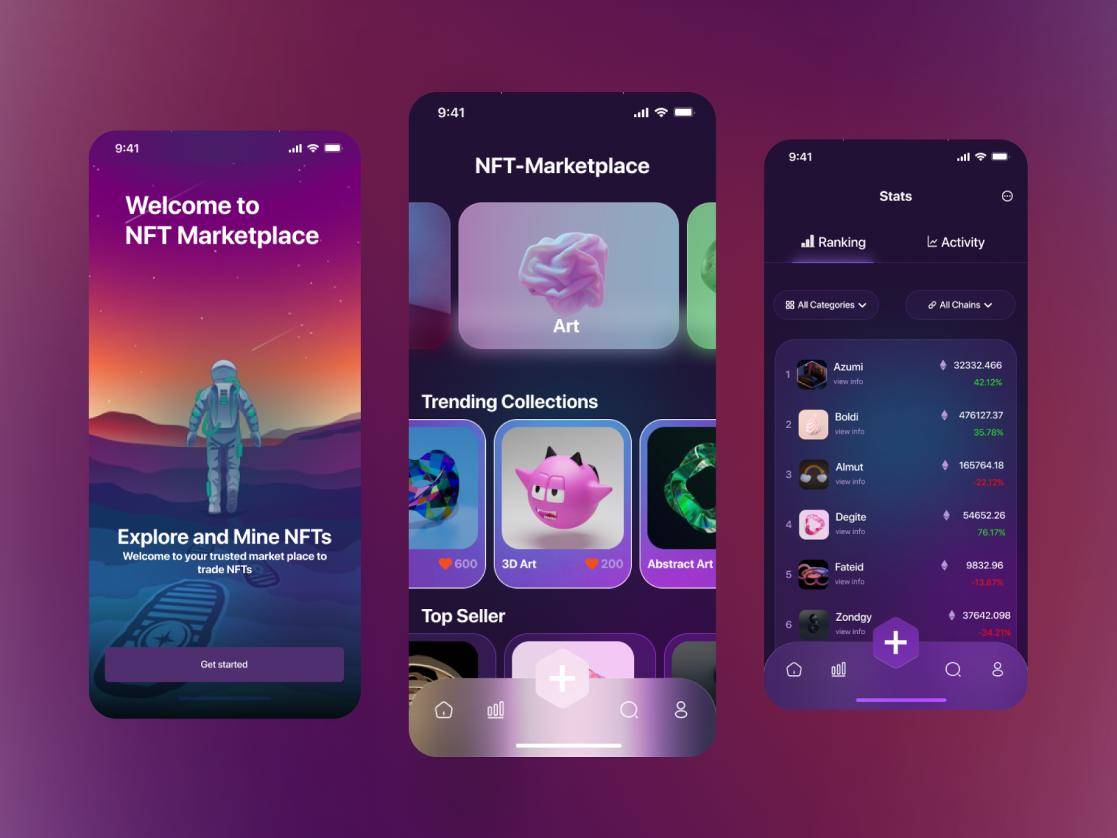 NFT Marketplace Design Concept by Isaac Osei Anane on Dribbble