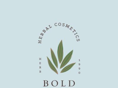 HERBAL COSMETICS branding business cosmetics design herbal logo pro ux