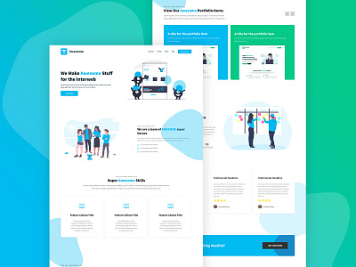 Agency Landing Page Template