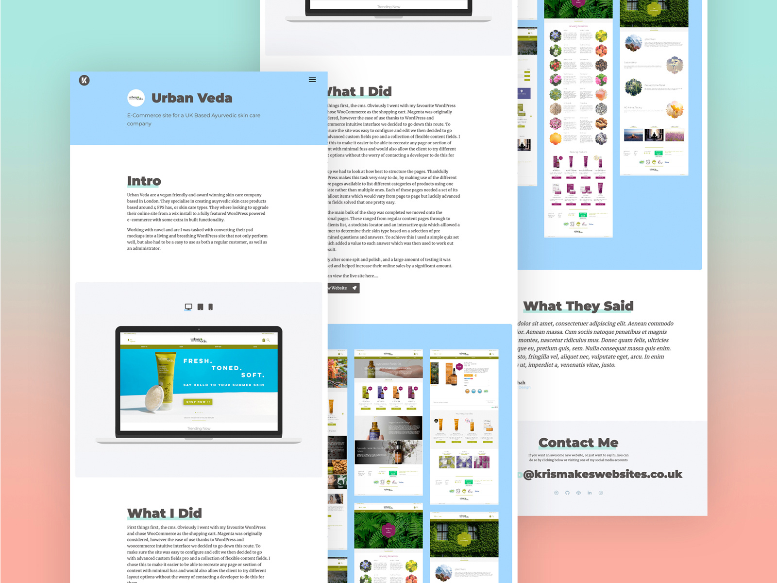 Portfolio Case Study Layout By Kris Bradbury On Dribbble