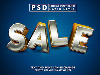 3d realistic psd text effect