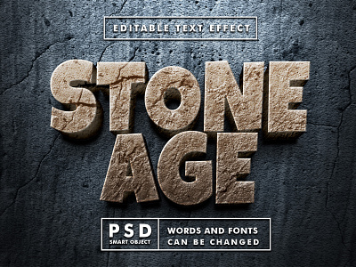 stone 3d realistic psd text effect 3d 3d text design dry land editable text graphic design grunge illustration logo mock up psd realistic smart object stone stone text stone texture text effect