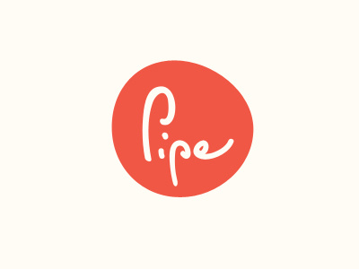 Pipe Interactive logo handwritten logo