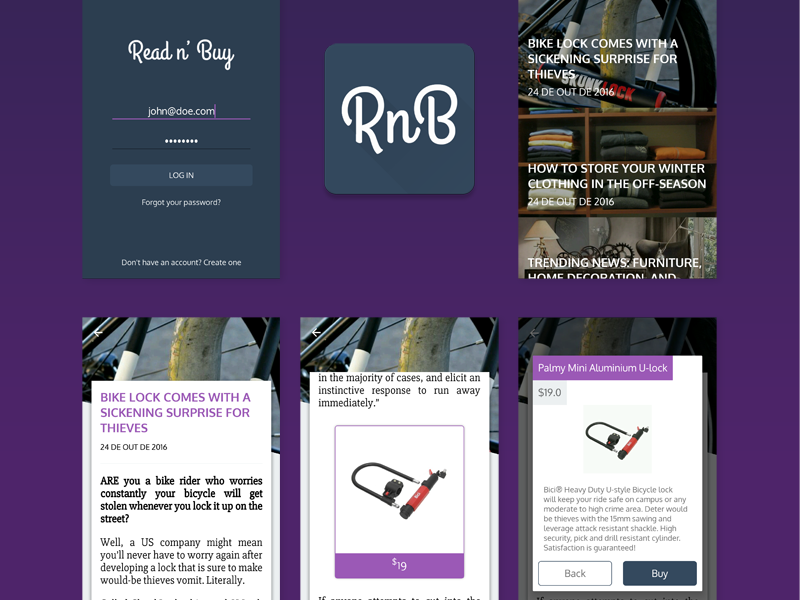 Read N Buy Open Source Android App By Adriel Cafe On Dribbble