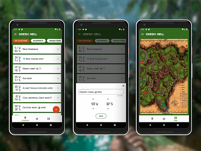 Green Hell - Unofficial Companion App amazon android android app app companion game green hell open source