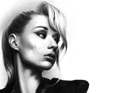 Iggy Azalea Pencil Drawing art detail drawing fine art graphite illustration pencil portrait realistic realistic drawing