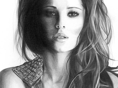 Cheryl Cole Pencil Drawing
