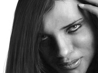 Adriana Lima Pencil Drawing detail drawing fine art graphite illustration pencil portrait realistic realistic drawing