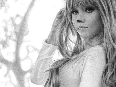 Amy cosplaying Bubsy Pencil Drawing art cosplay detail drawing fine art graphite illustration pencil portrait realistic realistic drawing