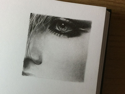 Mini Pencil Drawing 006 art artist artwork blonde drawing eye makeup pencil realistic shadow sketch